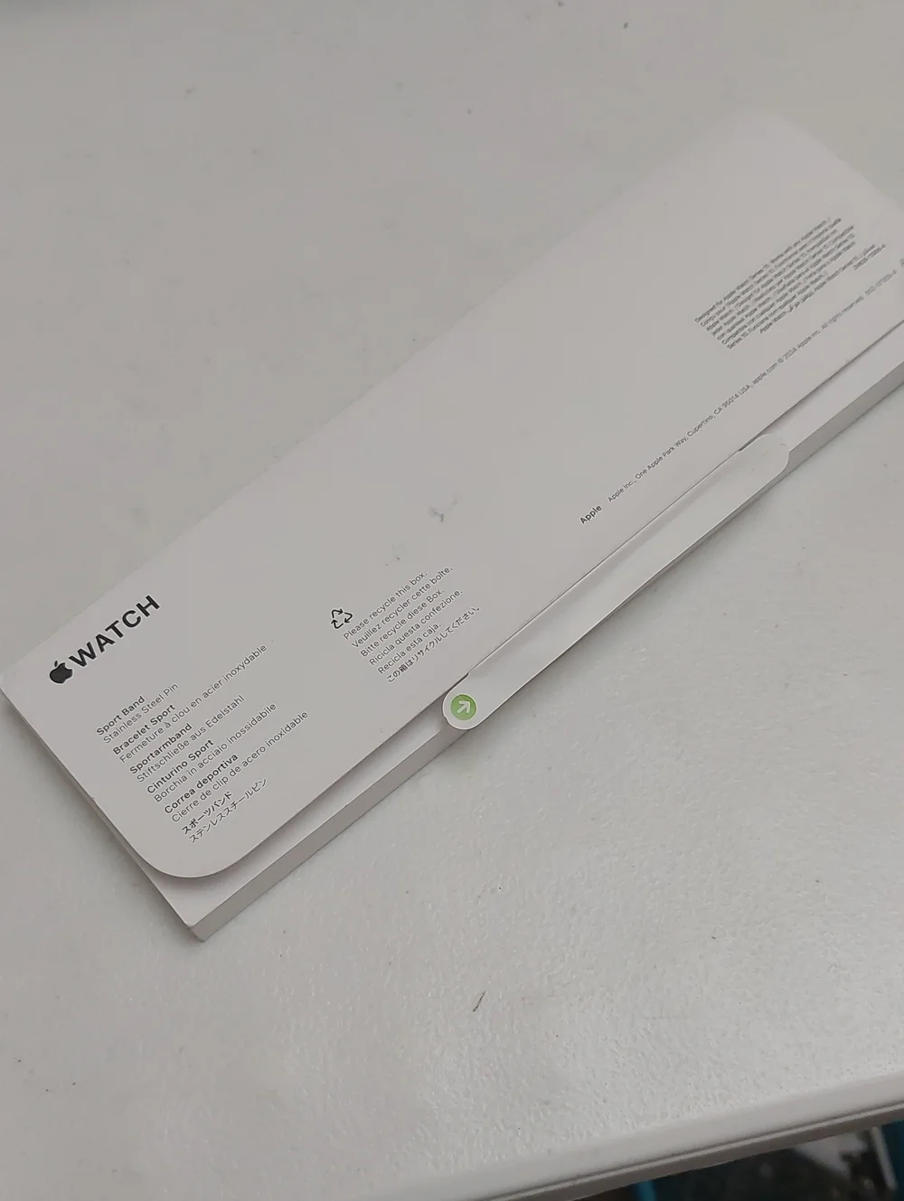 Genuine Apple 42mm M/L Stone Gray Sport Watch Band NIB